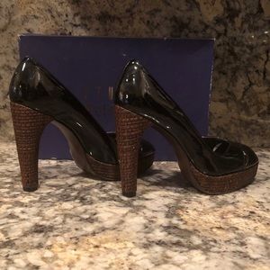 BRAND NEW Stuart Weitzman Patent Leather Platforms
